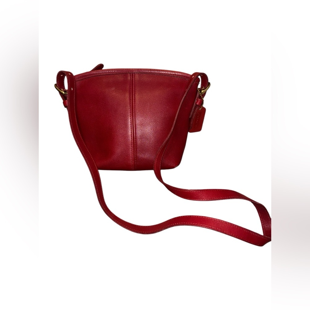 Vintage COACH 4107 Soho Mini Red Leather Bag